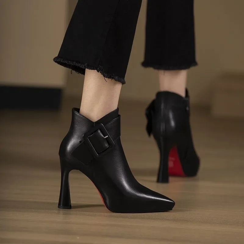 Enkellaars met Elegante Gesp