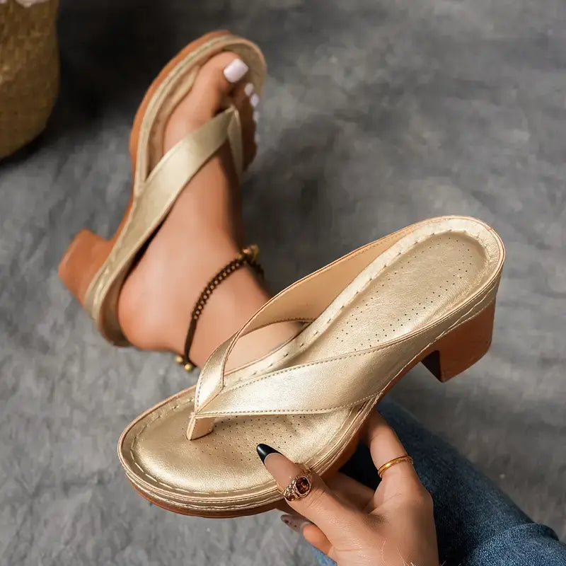Laluna® | Orthopedische Slipper met Hak