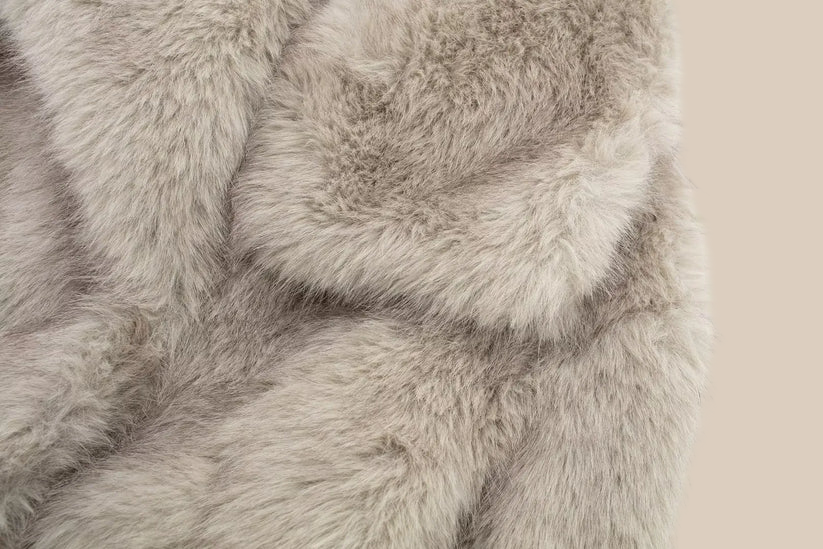 LALUNA® | FAUX FUR COAT