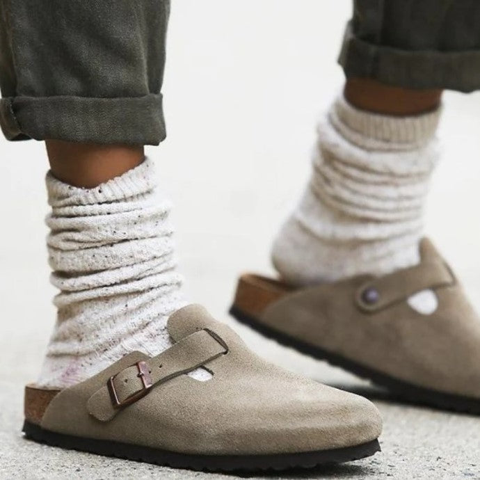 Premium Unisex Leren Boston-Sandalen: Stijl En Kwaliteit In Één