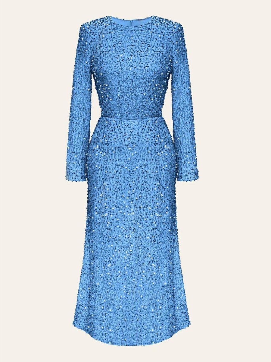 LALUNA® | PAILLETTEN MIDI JURK