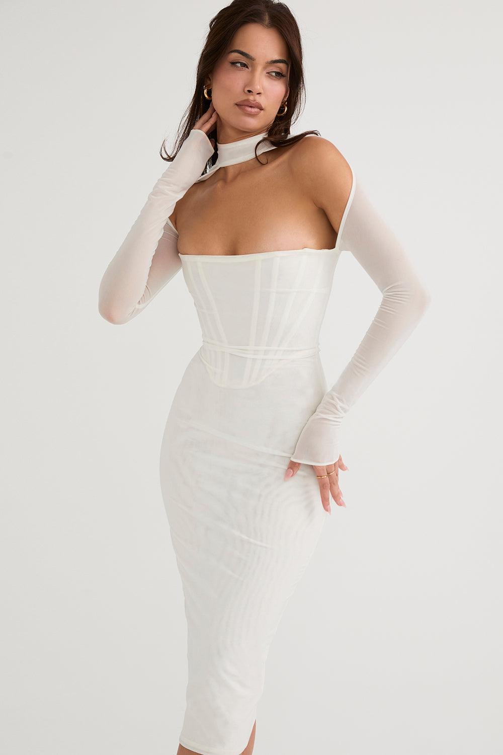 Laluna® | Midi Jurk Korset