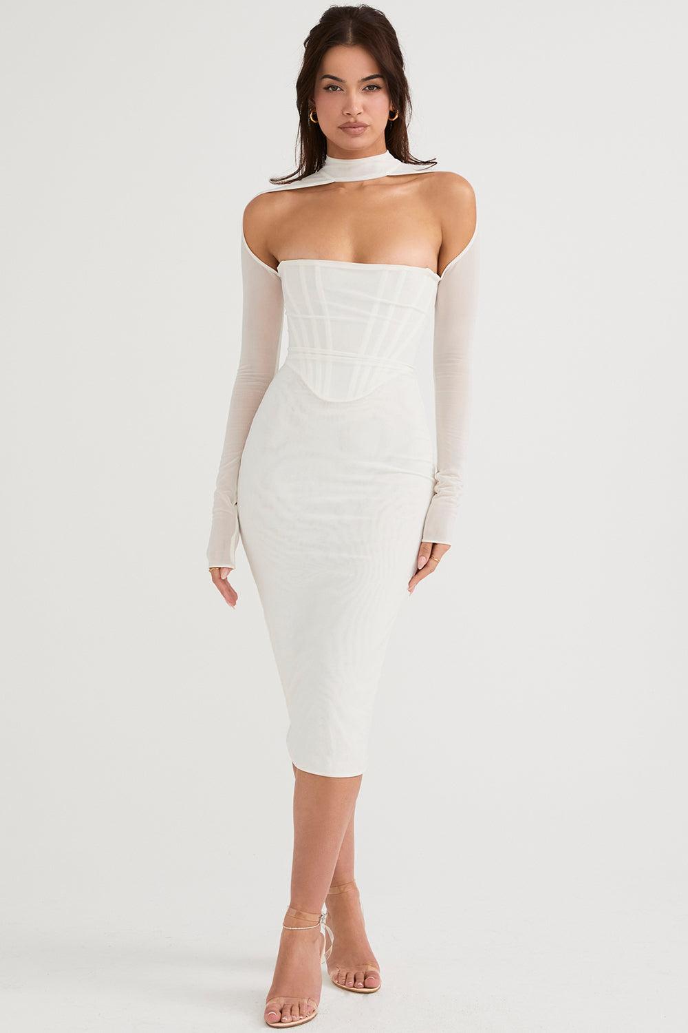 Laluna® | Midi Jurk Korset