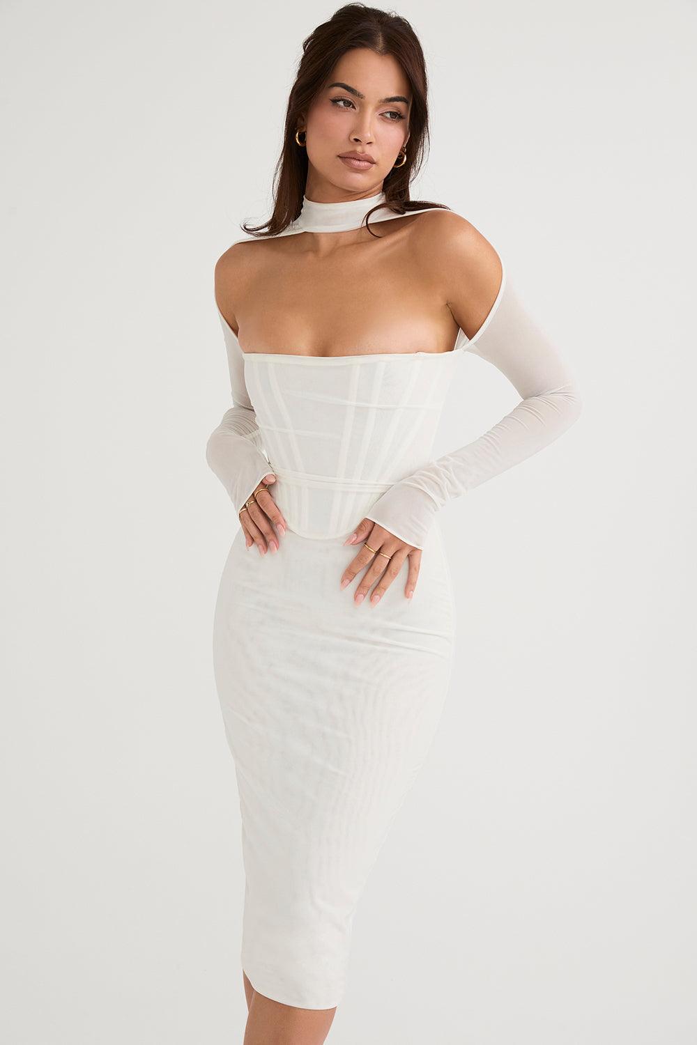 Laluna® | Midi Jurk Korset