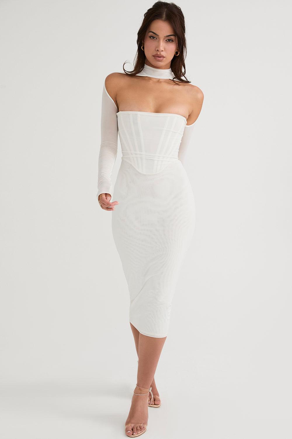 Laluna® | Midi Jurk Korset