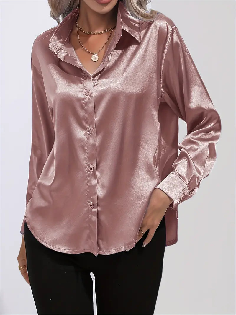 LALUNA® | SATIJNEN BLOUSE