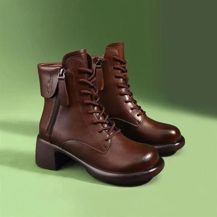 Laluna® | Vintage Leren Laarzen