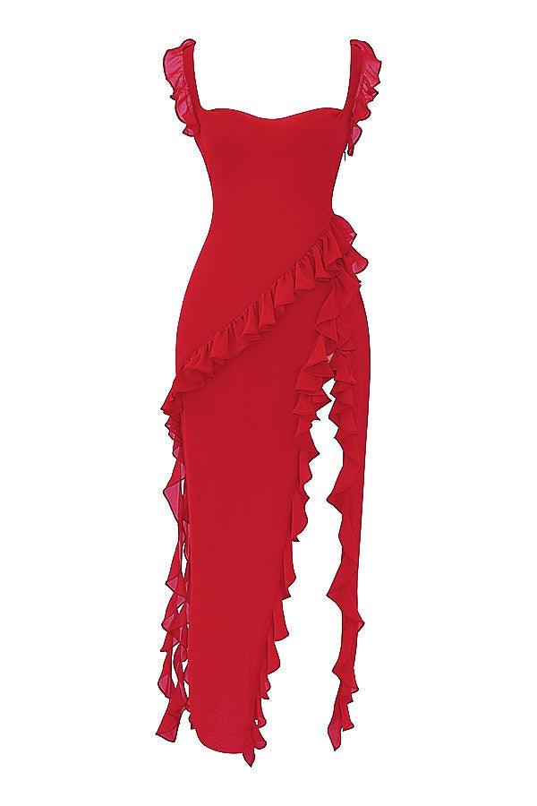 Laluna® | Maxi jurk Met Ruches