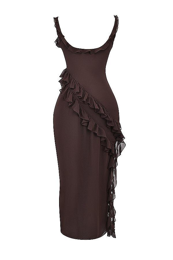 Laluna® | Maxi jurk Met Ruches