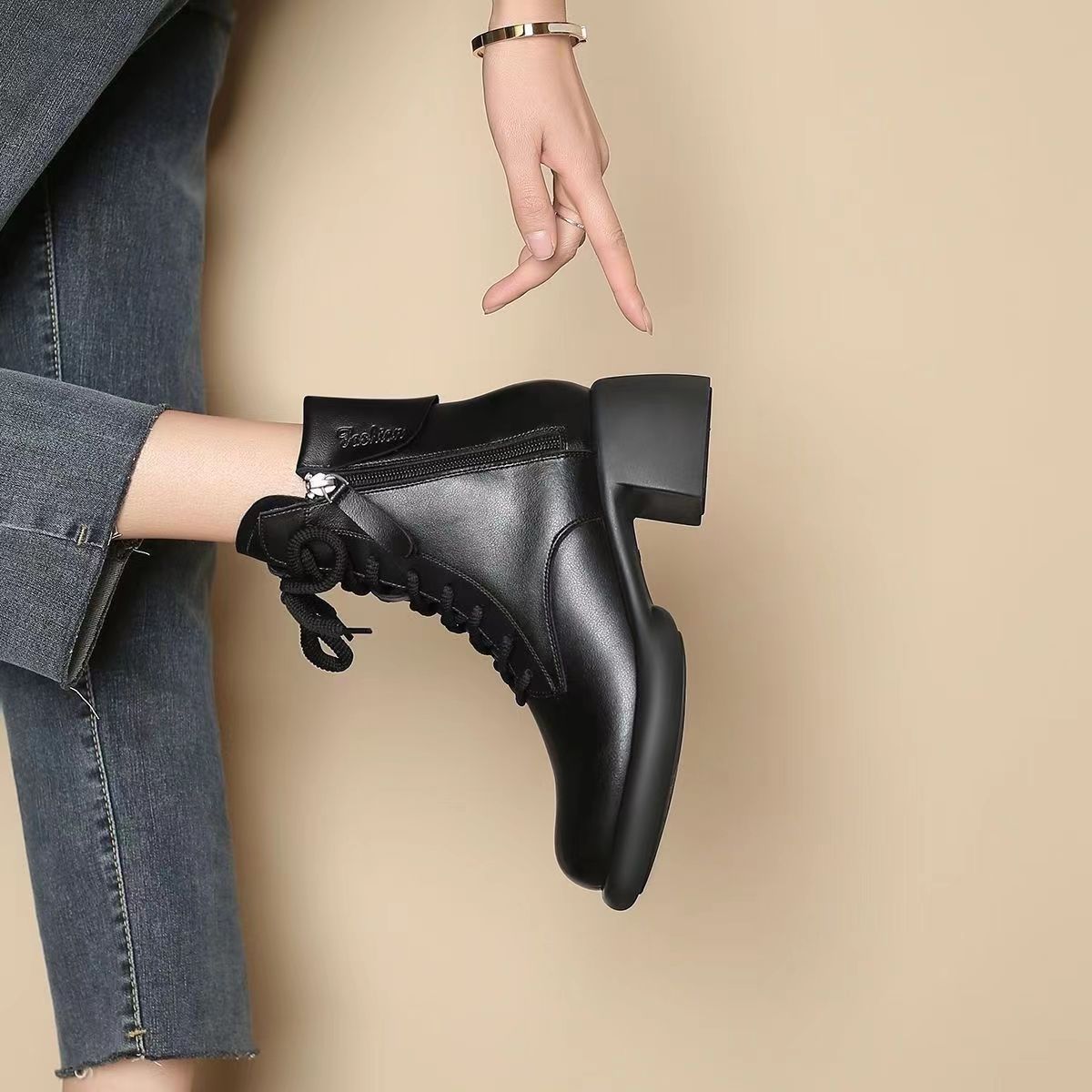 Laluna® | Vintage Leren Laarzen