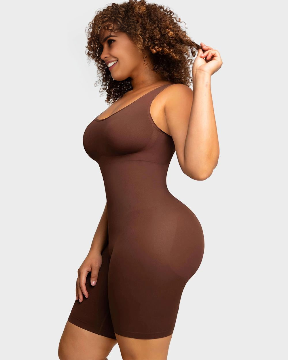 LALUNA® | SEAMLESS MID THIGH BODYSUIT
