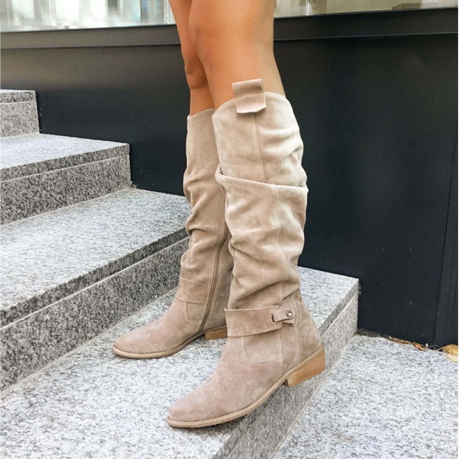 Laluna® | Knielaarzen Van Suede
