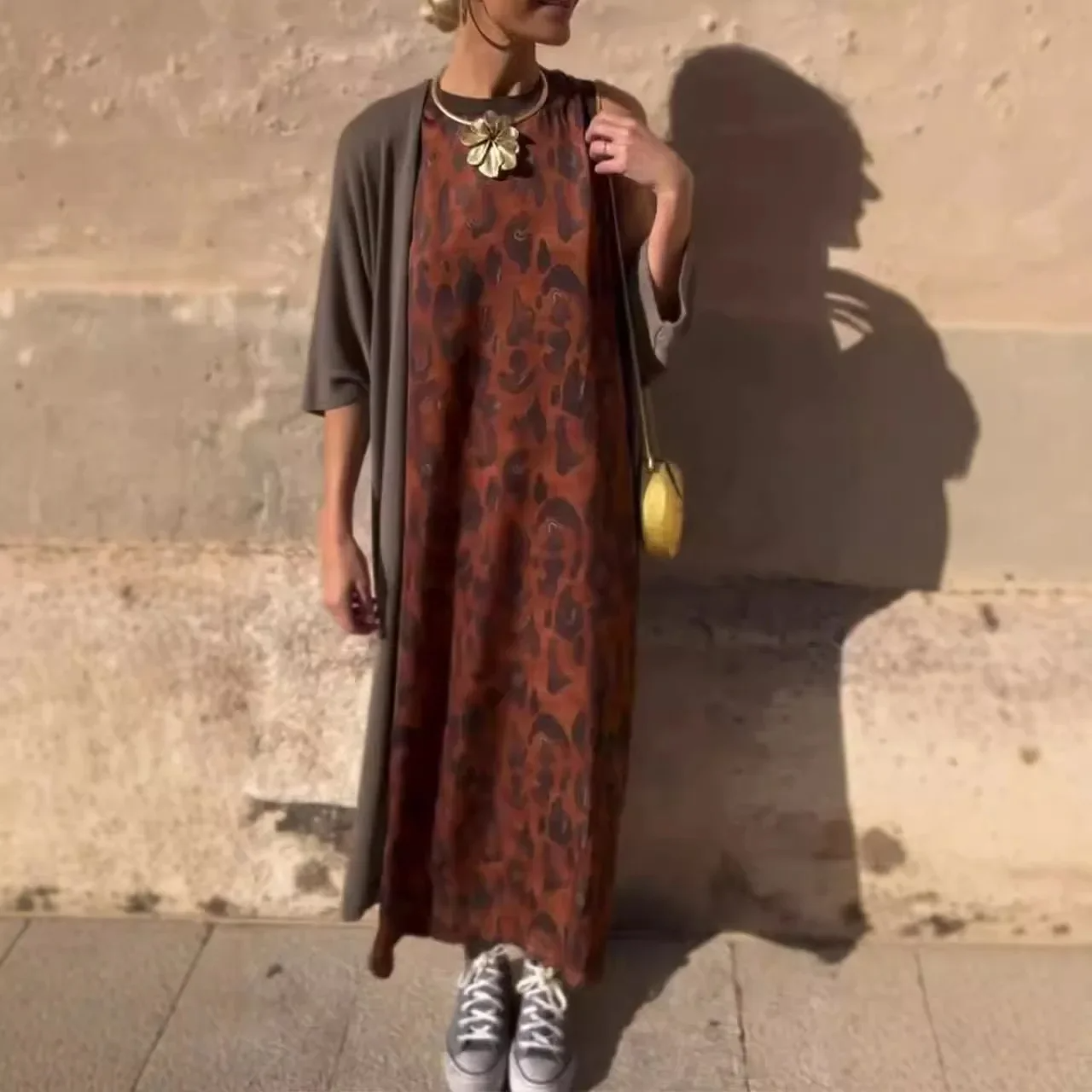 Laluna® | Elegante jurk met vest