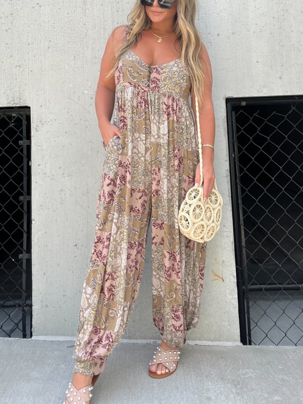 Laluna® | Wijde Bohemian Jumpsuit