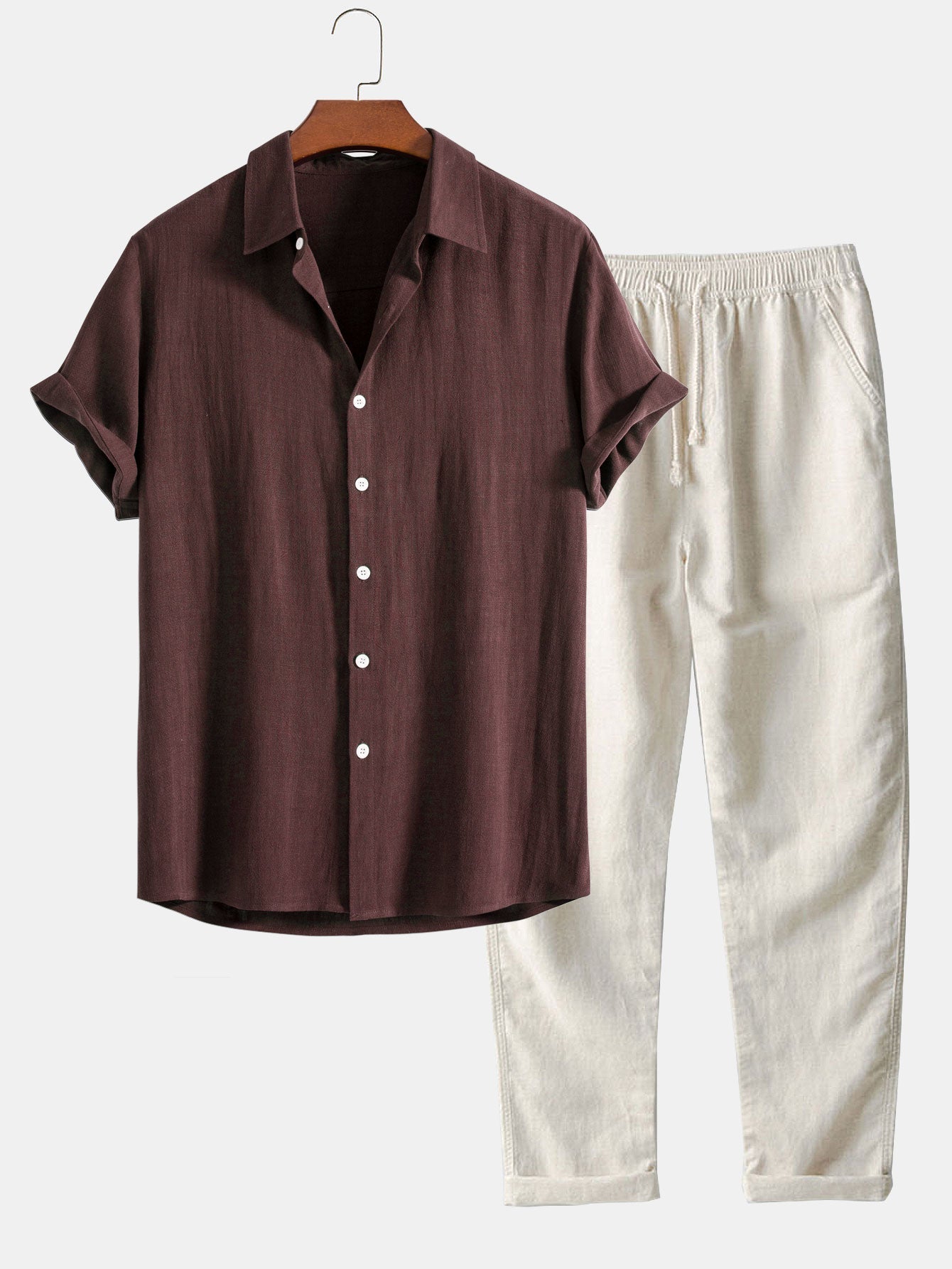 Laluna® | 2-delige Chique Casual Linnen Set