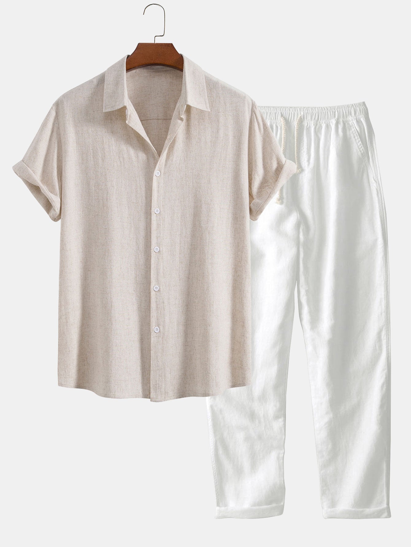 Laluna® | 2-delige Chique Casual Linnen Set