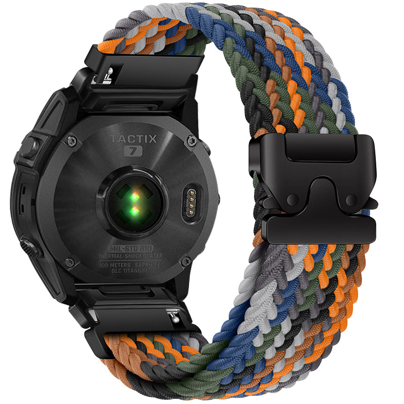 Parachute Buckle Nylon Band voor Garmin Fenix - 6X 6 Pro 8 7 7X 5 5X Plus