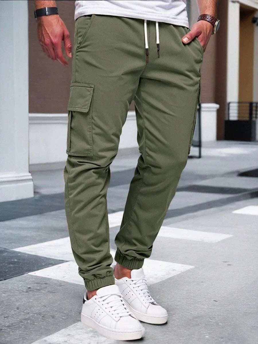 Laluna® | Luchtige Cargo Joggingsbroek met Zakken
