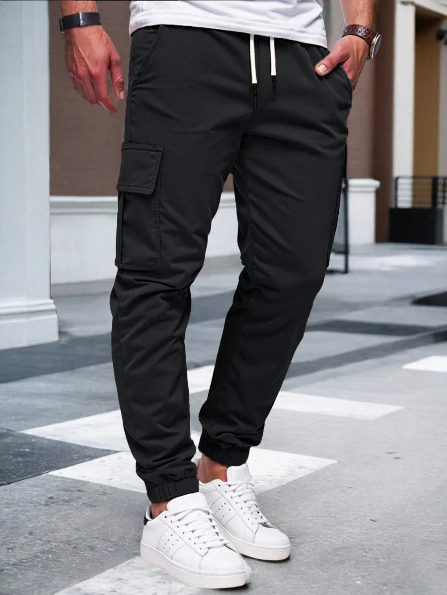 Laluna® | Luchtige Cargo Joggingsbroek met Zakken