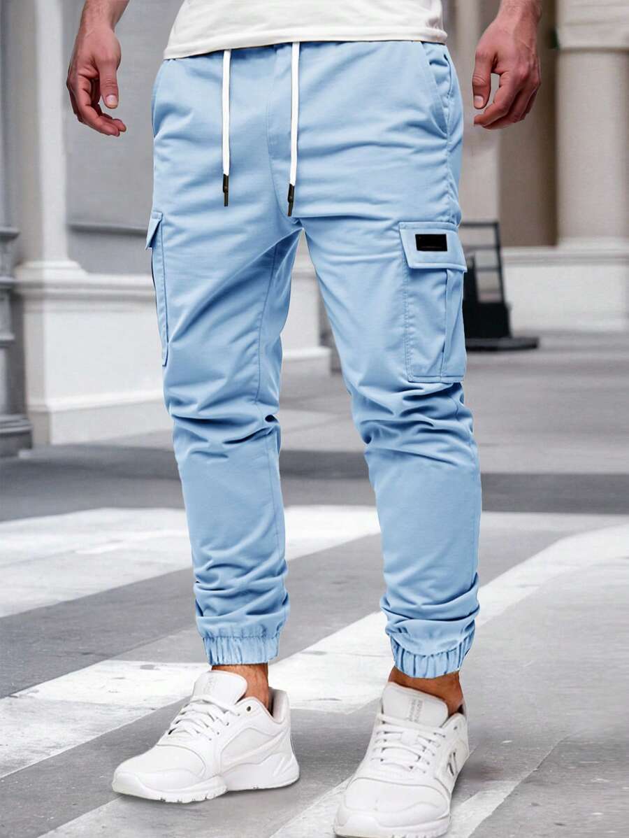Laluna® | Luchtige Cargo Joggingsbroek met Zakken