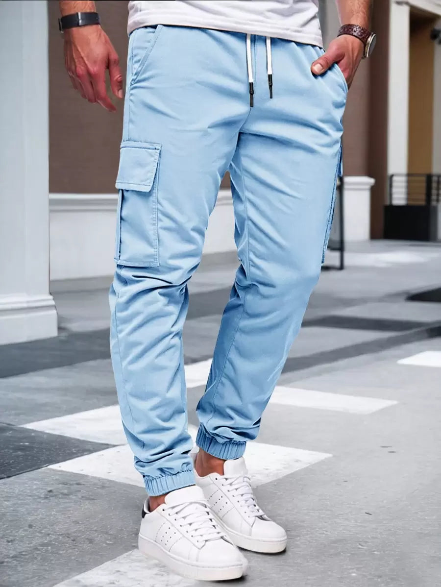 Laluna® | Luchtige Cargo Joggingsbroek met Zakken