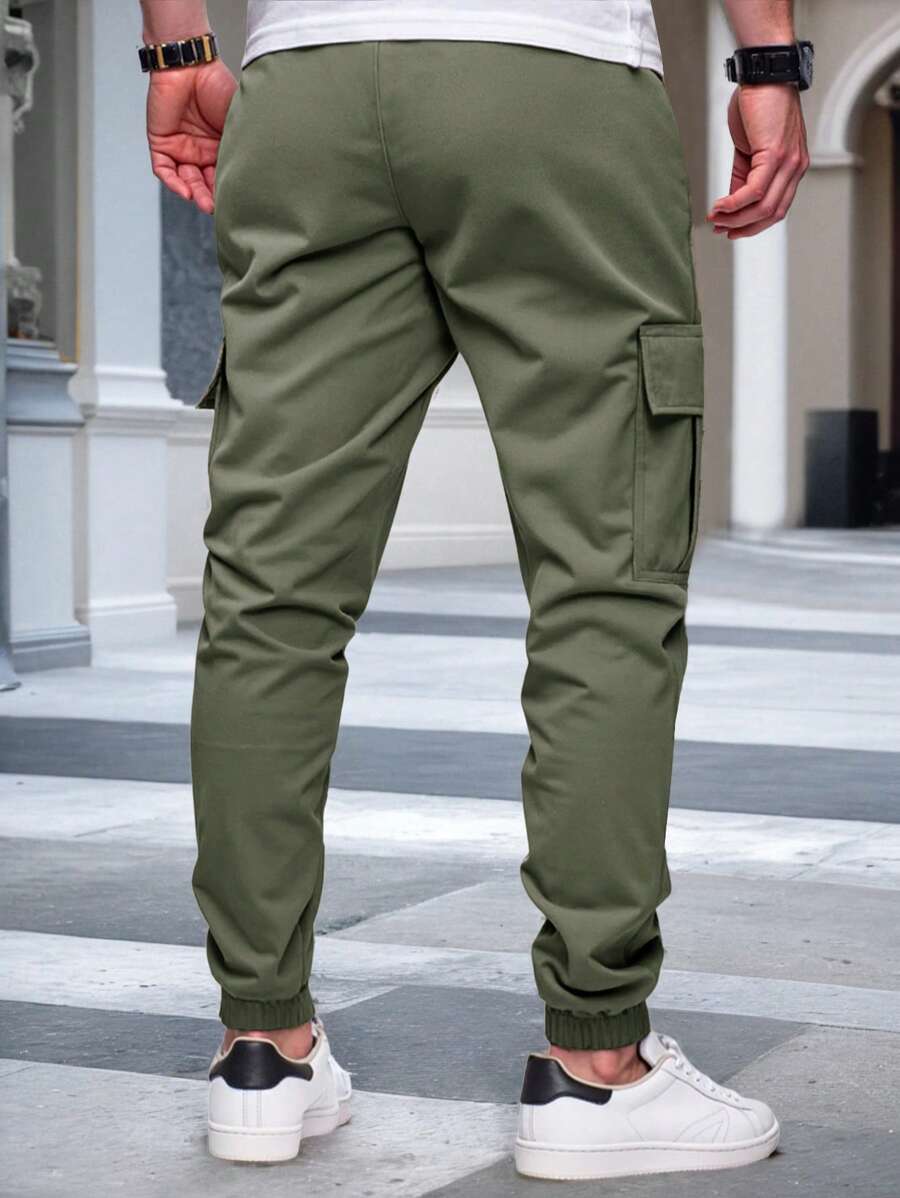 Laluna® | Luchtige Cargo Joggingsbroek met Zakken