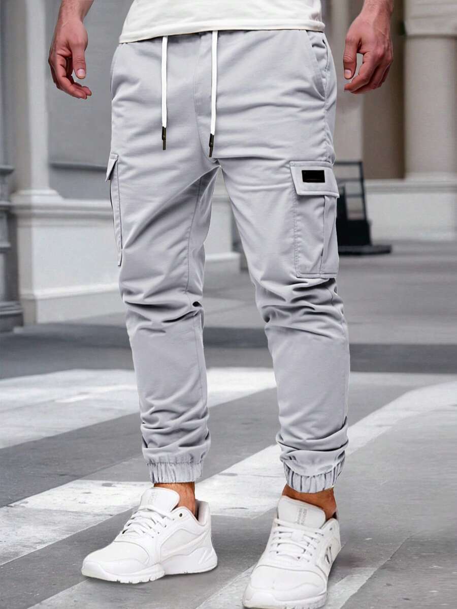 Laluna® | Luchtige Cargo Joggingsbroek met Zakken
