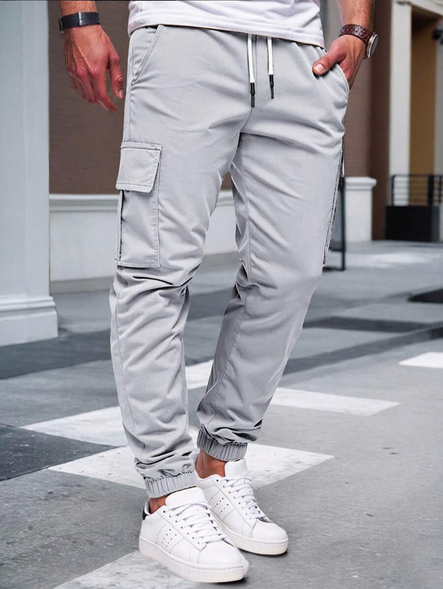 Laluna® | Luchtige Cargo Joggingsbroek met Zakken