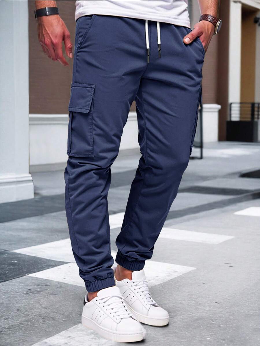 Laluna® | Luchtige Cargo Joggingsbroek met Zakken