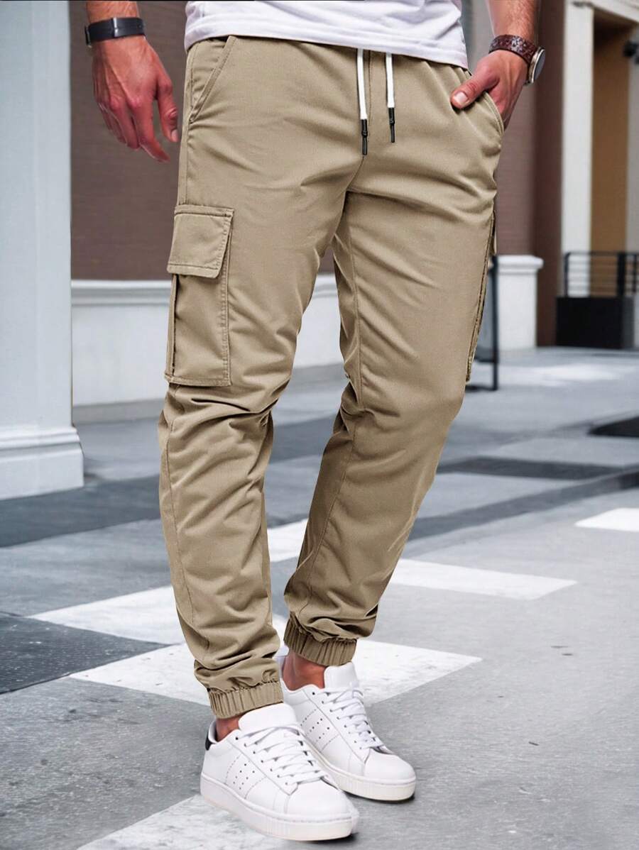 Laluna® | Luchtige Cargo Joggingsbroek met Zakken