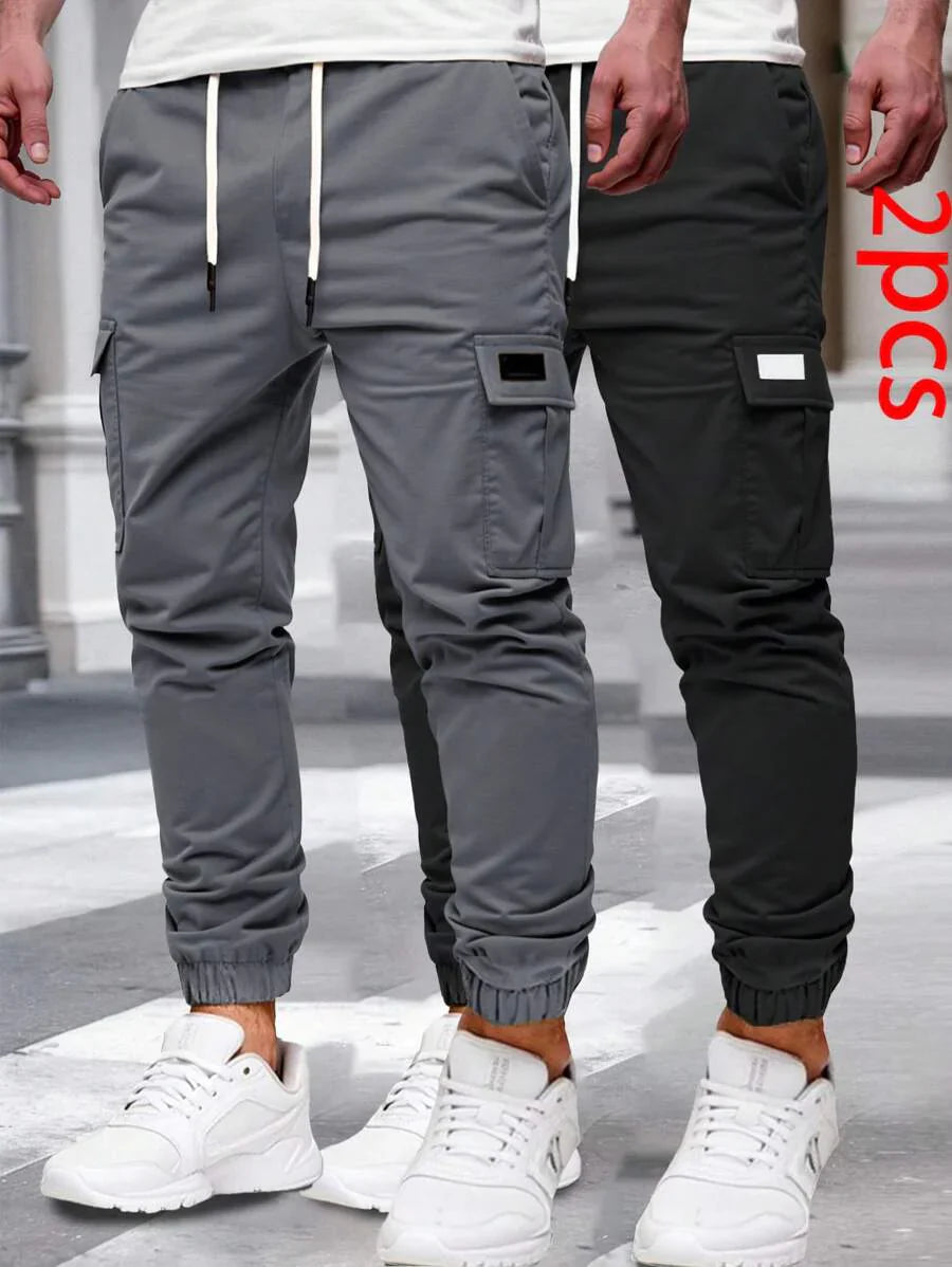 Laluna® | Luchtige Cargo Joggingsbroek met Zakken