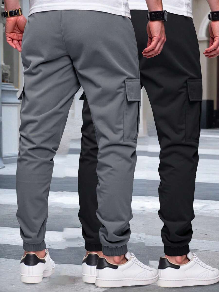 Laluna® | Luchtige Cargo Joggingsbroek met Zakken