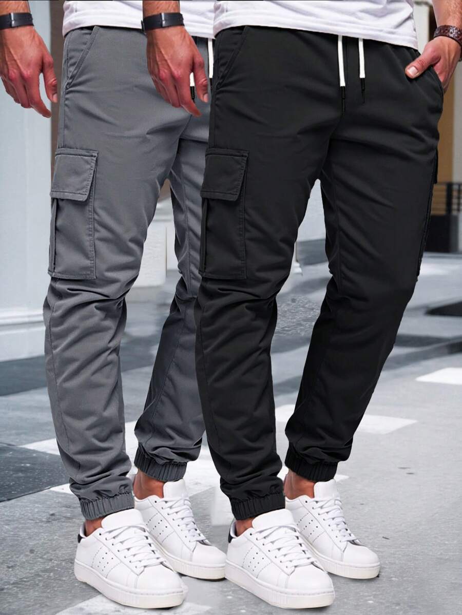 Laluna® | Luchtige Cargo Joggingsbroek met Zakken
