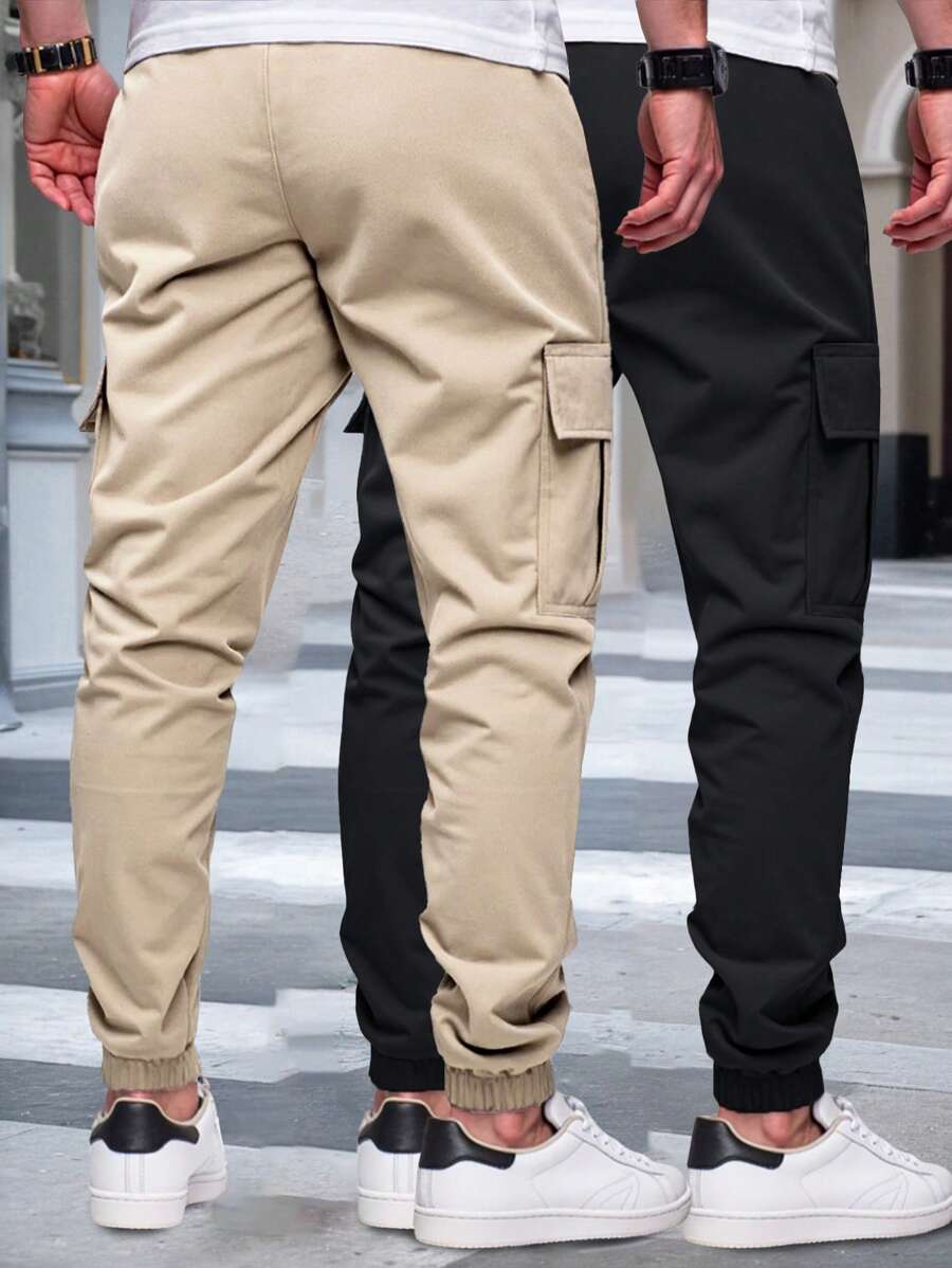 Laluna® | Luchtige Cargo Joggingsbroek met Zakken