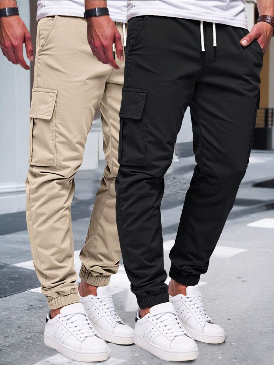 Laluna® | Luchtige Cargo Joggingsbroek met Zakken