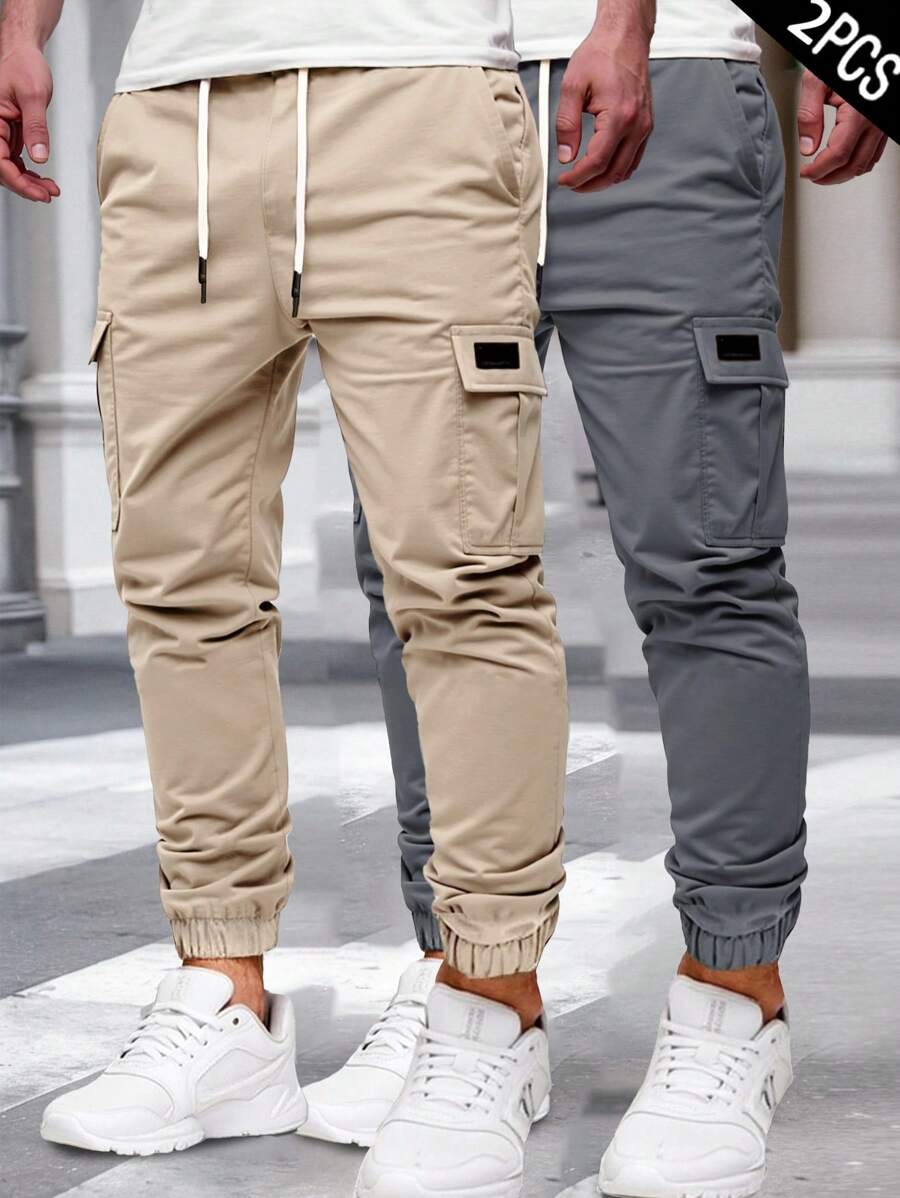 Laluna® | Luchtige Cargo Joggingsbroek met Zakken