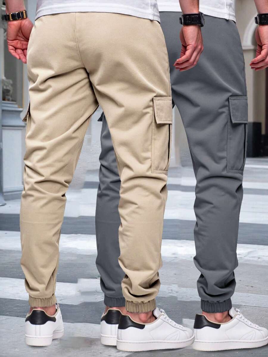 Laluna® | Luchtige Cargo Joggingsbroek met Zakken