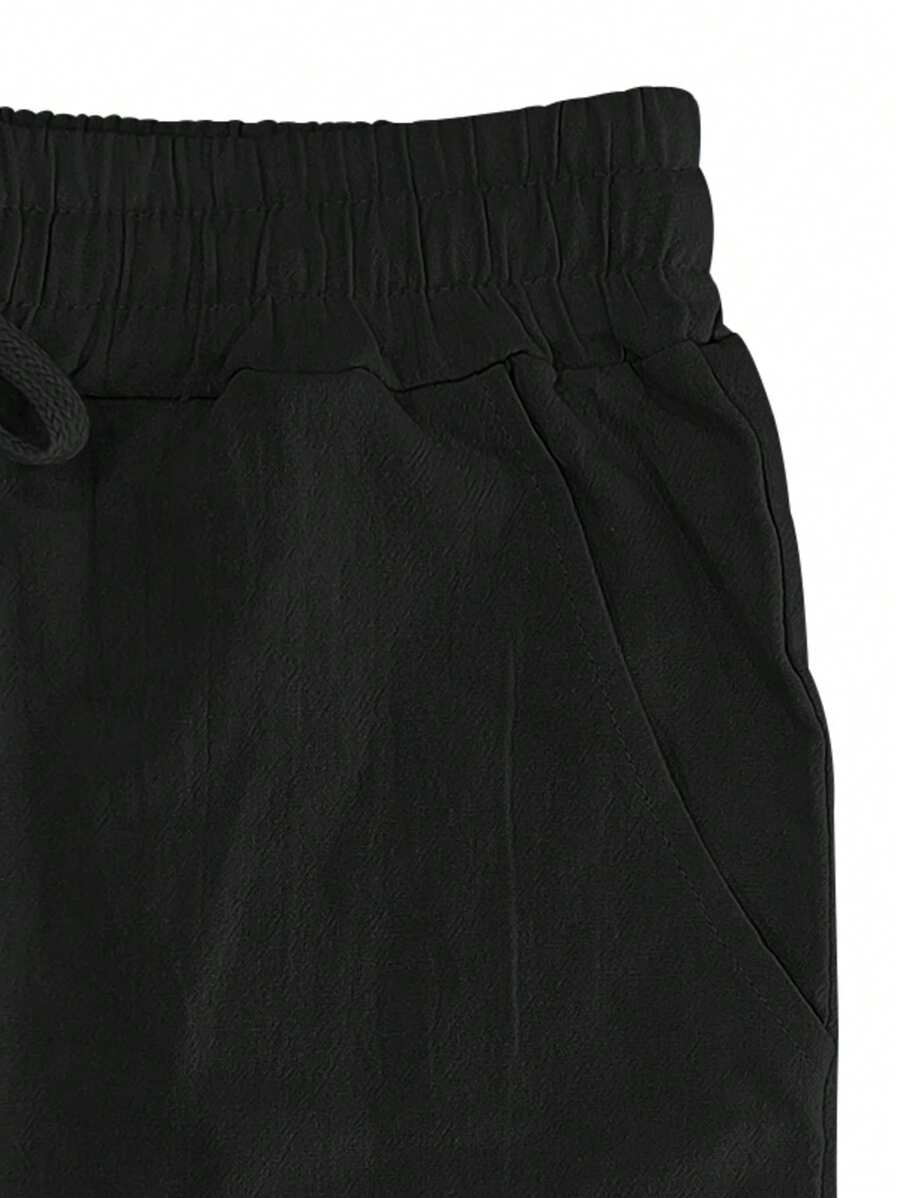 Laluna® | Lichte Linnen Broek met Touw