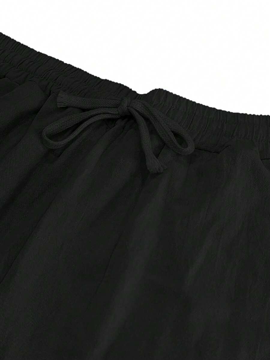 Laluna® | Lichte Linnen Broek met Touw