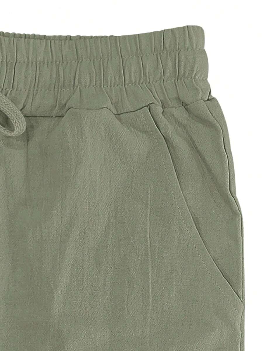 Laluna® | Lichte Linnen Broek met Touw