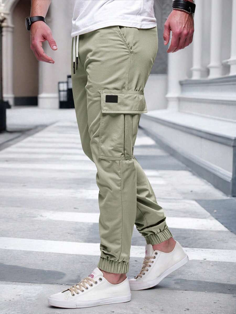 Laluna® | Luchtige Cargo Joggingsbroek met Zakken