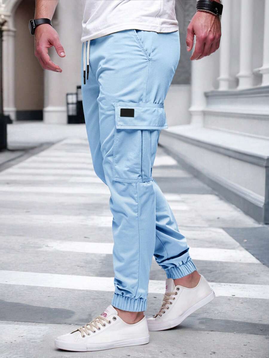 Laluna® | Luchtige Cargo Joggingsbroek met Zakken