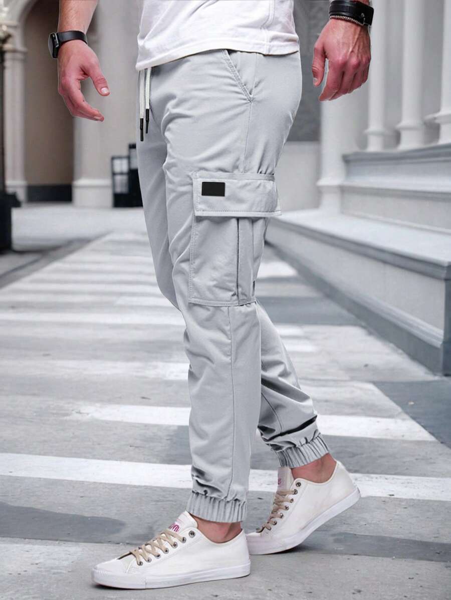 Laluna® | Luchtige Cargo Joggingsbroek met Zakken