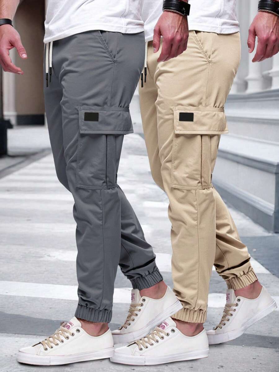 Laluna® | Luchtige Cargo Joggingsbroek met Zakken