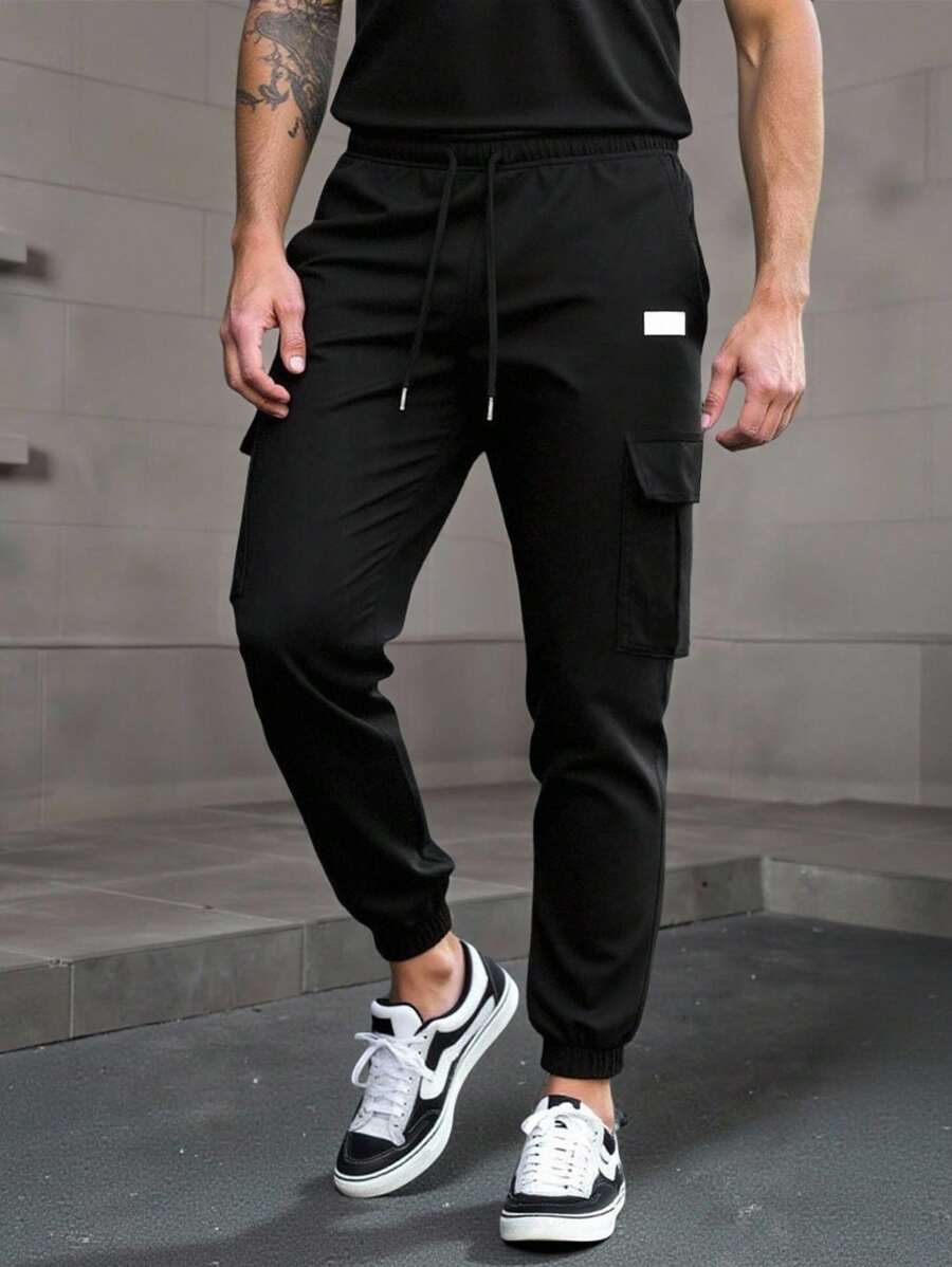 Laluna® | Luchtige Cargo Joggingsbroek met Zakken
