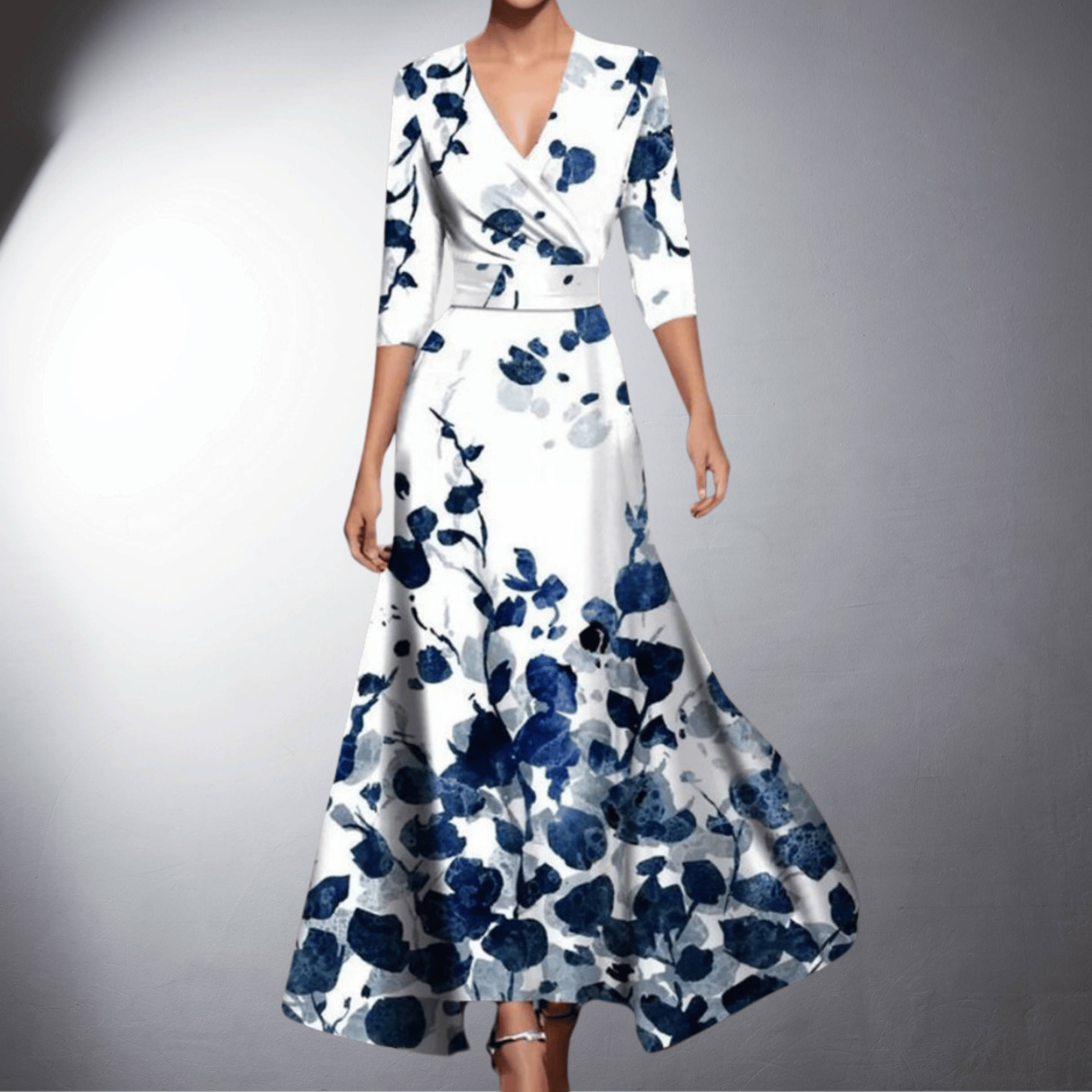 Laluna® | Elegante Avondjurk Met Bloemen