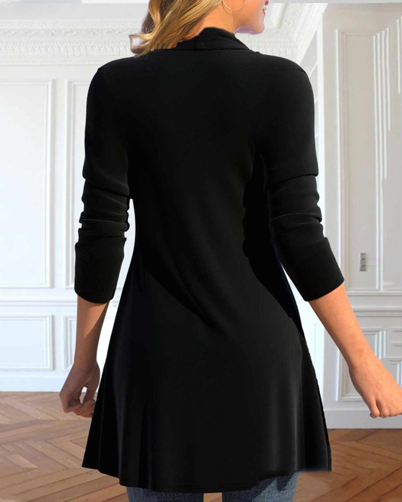 Laluna® | Patchwork Top met Pailletten en Ruches