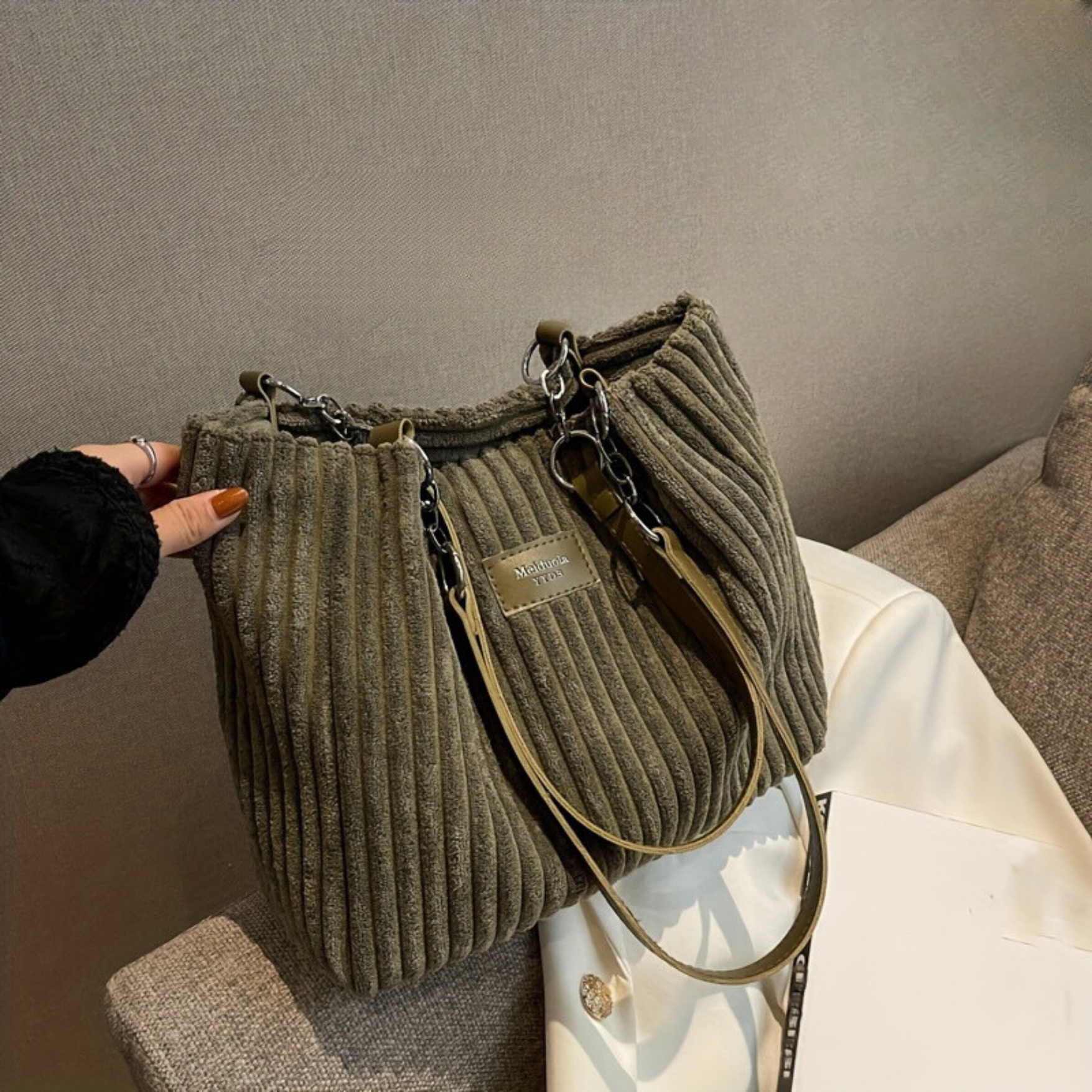 LALUNA® | ZACHTE CORD SCHOUDERTAS
