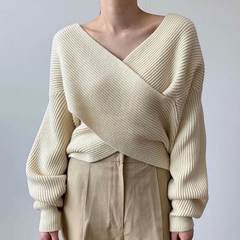 Laluna® | Elegante kruisgebreide trui