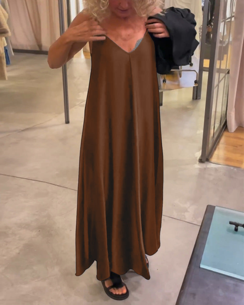 Laluna® | Tweedelige set met effen strapless jurk en topje